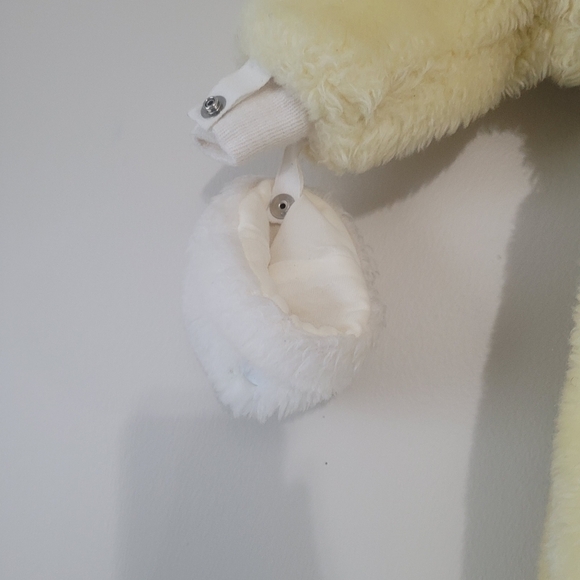 Vintage Yellow and white baby bear snowsuit 18-24months made in Canada - Picture 6 of 16